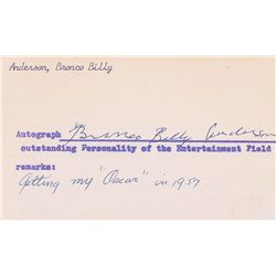 Bronco Billy Anderson