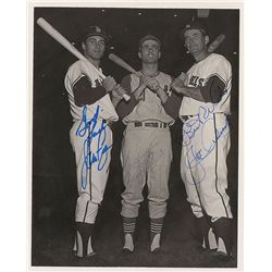 Rocky Colavito, Jim Fregosi, and Joe Adcock