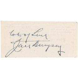 Jack Dempsey and Gene Tunney