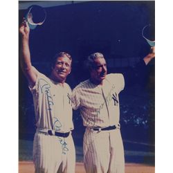 Mickey Mantle and Joe DiMaggio
