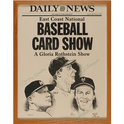 Mickey Mantle, Joe DiMaggio, and Tom Seaver