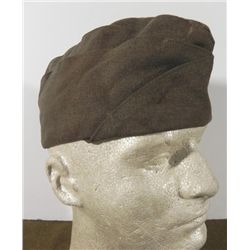 WWII U.S. OD COLORED SIDECAP CAP