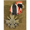 Image 2 : ORIG NAZI WAR MERIT CROSS WITH SWORDS,RIBBON -MKD 10