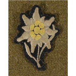 ORIG SS UNIFORM EDELWEISS MOUNTAIN TROOPS CLOTH INSIG