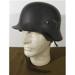 M-40 NAZI LUFTWAFFE SINGLE DECAL COMBAT HELMET-ORIGINAL