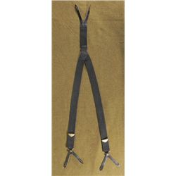 WWII ERA BRITISH PARATROOPER SUSPENDERS BLACK