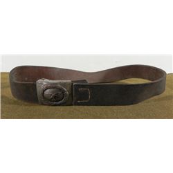 NAZI LUFTWAFFE BELT & BUCKLE--ALL ORIG MKD "JNB 1942"