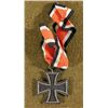 Image 2 : NAZI IRON CROSS-2ND CLASS W/RIBBON-MAGNETIC-RING -55