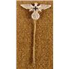 Image 1 : WWII NAZI ORIG STICKPIN WITH EAGLE & SWASTIKA GES GESCH