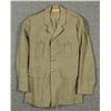 Image 1 : WWII BRITISH OFFICERS TUNIC COAT--OD WOOL SERGE-LINCOLN