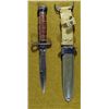 Image 2 : WWII M4 US BAYONET KNIFE-JAPANESE MADE W/M8A1 SCABBARD