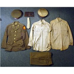 WWII FULL UNIFORM GROUPING FOR A  PORTS OF EMBARKATION 