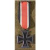 Image 1 : EARLY WAR NAZI IRON CROSS-2ND CLASS W/RIBBON -MAGNETIC