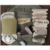 Image 2 : COMPLETE WWII GI SEWING KIT - OD CANVAS AND NUMBERED