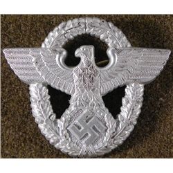 ORIGINAL NAZI POLICE VISOR JFS MARKED