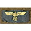Image 1 : NAZI KRIEGSMARINE CAP EAGLE/SWASTIKA-ORIGINAL