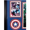 Image 2 : Captain America #4 Comic Book 1998 +2 Pics Custom Frmd