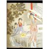 Image 4 : Antique 6 Chinese Paintings in 1 Frame-Women & Poetry