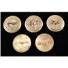 Image 2 : 5 Civil War/Post Military Large Antique Gilt Buttons