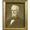 Image 1 : JOHN ELDER VINTAGE 5X6" FRAMED PRINT OF JEFFERSON DAVIS