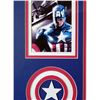 Image 2 : Captain America 378 Comic Book 1990 +2 Pics Custom Frmd