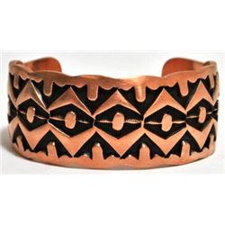 Navajo Copper Cuff Bracelet - Nora Bill