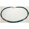 Image 3 : Navajo Turquoise & Multi-Stone Necklace - Tommy Singer