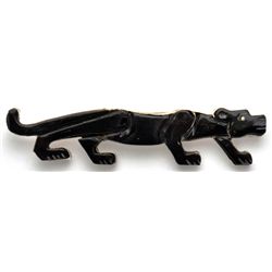 Zuni Multi-Stone Panther Pin - Stephan Lonjose