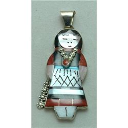 Zuni Multi-Stone Female Pendant