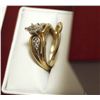 Image 3 : Dead Pawn Non-Native Diamond 10k Gold Complementary Women's Ring Set