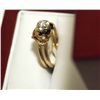 Image 3 : Dead Pawn Non-Native Diamond 14k Gold Flower Women's Ring - Cosmic