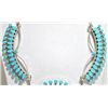 Image 3 : Zuni Turquoise Sterling Silver Necklace & Earrings Set - Fadrian & Vivica Bowannie