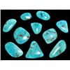 Image 1 : Non-Native Timberline Turquoise Stone Lot - 10 Stones - 300 Carat