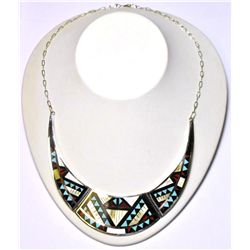 Zuni Multi-Stone Inlay Necklace - Marylita Boone