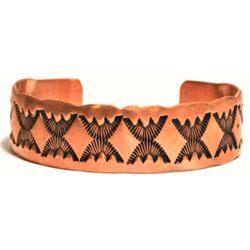 Navajo Copper Cuff Bracelet - Nora Bill