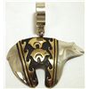 Navajo 12k Gold Fill over Sterling Silver Bear Pendant - Tommy Singer