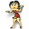 Image 1 : Zuni Betty Boop Pendant & Pin - Andrea Shirley