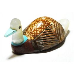 Zuni Multicolor Duck Fetish - Darrin Boone