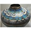 Image 4 : Navajo Turquoise Stone Dragon Etched Pottery - Myron Charley