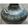 Image 5 : Navajo Turquoise Stone Dragon Etched Pottery - Myron Charley
