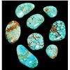 Image 4 : Non-Native Number Eight #8 Turquoise Stone Lot - 8 Stones - 255 Carat