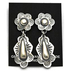 Navajo Sterling Silver Earrings - Tim Yazzie