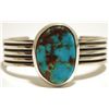 Zuni Mountain Turquoise Sterling Silver Cuff Bracelet - Ric Laselute