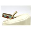 Image 3 : Zuni Coral & Turquoise Inlay Sterling Silver Men's Ring - Carmichael Haloo