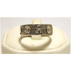 Navajo Sterling Silver Men's Ring - Scott Skeets
