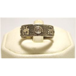 Navajo Sterling Silver Men's Ring - Scott Skeets