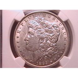 1893-O Morgan Dollar Ch AU53 NGC Key Date Only 300,000 Minted