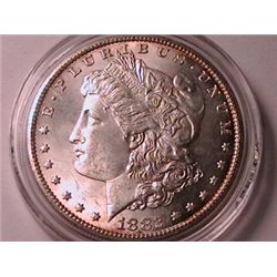 1882-CC Morgan Dollar MS63