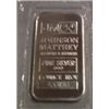 TWO 1 OZ .999 PURE SILVER JOHNSON MATTHEY BARS