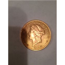 1883-O Morgan Dollar Ch MS64 NGC Color Coin